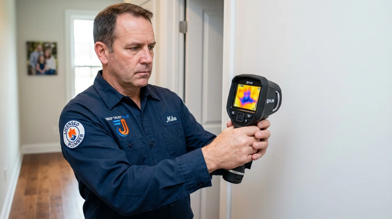 Thermal imaging leak detection by Johns Plumbing LLC in Bladensburg